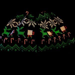 Brooks Cotton Hat fits Junior-Adult head. Christmas design, Unisex, outdoor hat.